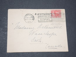 CANADA - Enveloppe De Montréal Pour Sasle En 1912 , Oblitération Plaisante - L 14365 - Briefe U. Dokumente