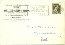 Roeselare Albrecht Rodenbachfeesten Juli 1956 - Flammes