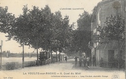 La Voulte-sur-Rhône (L'Ardèche Illustrée) - Le Quai Du Midi - Collection Lux, Edition Lang, Carte N° 6 Non Circulée - La Voulte-sur-Rhône