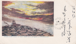Antique Undivided Back Postcard Written In 1902 - Pike Peak Colorado - 2 Scans - Rocky Mountains
