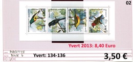 Mayotte 2002 - Michel Block 6 / Yvert 134-137 - ** Mnh Neuf Postfris - - Blokken & Velletjes