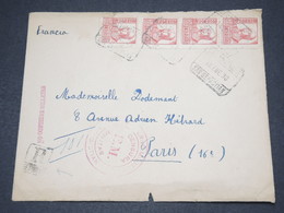 ESPAGNE - Enveloppe En Recommandé De San Sébastian Pour La France En 1938 Avec Censure - L 14549 - Republicans Censor Marks