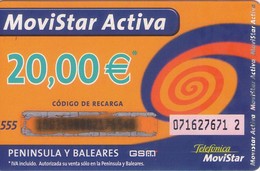 TARJETA TELEFONICA DE ESPAÑA, (PREPAGO) 263. - Telefonica