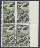 1934 EMISSIONI GENERALI POSTA AEREA DUCA DEGLI ABRUZZI QUARTINA MNH ** - I40-8 - Algemene Uitgaven