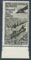 1934 EMISSIONI GENERALI POSTA AEREA DUCA DEGLI ABRUZZI MNH ** - I36-6 - Algemene Uitgaven