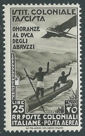 1934 EMISSIONI GENERALI POSTA AEREA DUCA DEGLI ABRUZZI MNH ** - I36-10 - Algemene Uitgaven