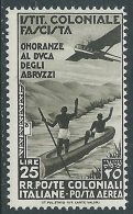 1934 EMISSIONI GENERALI POSTA AEREA DUCA DEGLI ABRUZZI MNH ** - I37-4 - Algemene Uitgaven