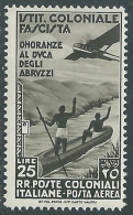 1934 EMISSIONI GENERALI POSTA AEREA DUCA DEGLI ABRUZZI MNH ** - I37-6 - Algemene Uitgaven