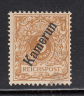 Cameroun 1897 Used Scott #1 Overprint On 3pf Crown/eagle - Cameroun