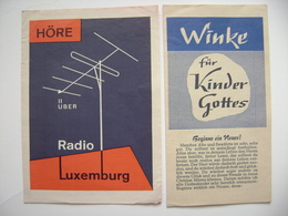 Höre über RADIO LUXEMBURG - Winke Für Kinder Gottes - Rundfunkplan Januar 1971, Missionwerk - Other & Unclassified