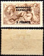 Marocco-(Uff.Brit.)-025 - Zona Franc.- Emissione Sovrastampata Del 1918: Y&T N.10 (+) LH - Senza Difetti Occulti. - Bureaux Au Maroc / Tanger (...-1958)