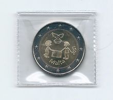 2  EURO -  Commemorativi  - MALTA - Bambini Con Solidarietà - Anno 2017. - Malta