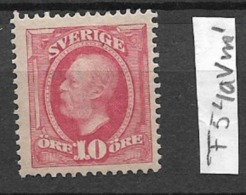 1889 MNH Sweden, Inverted Watermark - Nuevos