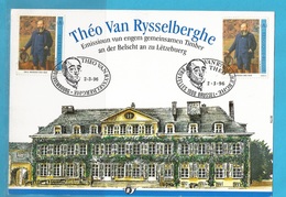 BELGIË - LUXEMBURG 1995 - FIRST DAY SHEET -  THEO VAN RYSSELBERGHE- FDS.K3 - 1991-2000