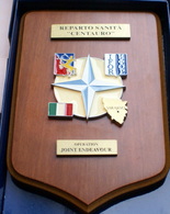 STORICO CREST ARALDICO NATO, IFOR, BOSNIA 1997 "OPERATION JOINT ENDEVOUR" - Services Médicaux