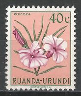 Ruanda-Urundi 1953. Scott #118 (MH) Ipomoea, Flowers - Ungebraucht