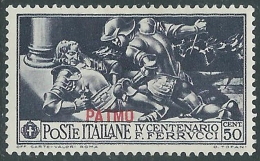1930 EGEO PATMO FERRUCCI 50 CENT MH * - I39-6 - Egée (Patmo)