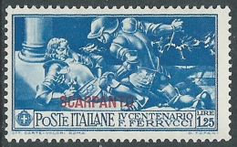 1930 EGEO SCARPANTO FERRUCCI 1,25 LIRE MH * - I39-7 - Egée (Scarpanto)