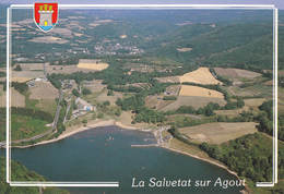 34 LA SALVETAT / VUE AERIENNE / BLASON - La Salvetat