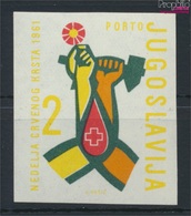 Jugoslawien Zp22B (kompl.Ausg.) Postfrisch 1961 Zwangszuschlagsportomarke (9137395 - Ungebraucht
