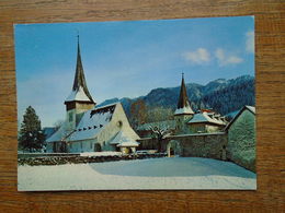 Suisse , Rougemont , L'église Et Le Château - Rougemont