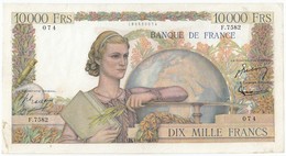 10000 Francs Génie Français Type 1945, F50.72, P132, 04/11/1954, F.7582, TB - 10 000 F 1945-1956 ''Génie Français''