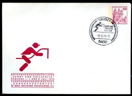 Bund PU112 D2/020 Privat-Umschlag REITSPORT Sost. Koblenz 1978 - Sobres Privados - Usados