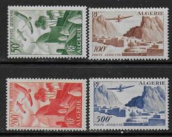 ALGERIE - P.A.  Série 9 à 12 **  - Cote : 57,50 € - Airmail