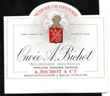 Etiquette Bourgogne Mousseux Bichot Cuvée - Champagne & Spumanti