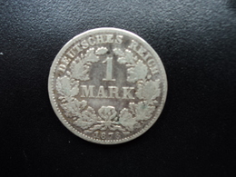 ALLEMAGNE : 1 MARK  1876 H  KM 7    TB - 1 Mark