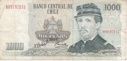 BILLETE DE CHILE DE 1000 PESOS DEL AÑO 2005 (BANK NOTE) - Chili