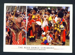 SWAZILAND  -  Reed Dance Ceremony  Dual View  Used Postcard As Scans - Swaziland