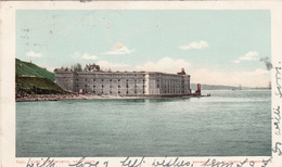 Antique Postcard - Staten Island New York - Military Fort Wadsworth - Undivided Back - Written 1905 - 2 Scans - Staten Island
