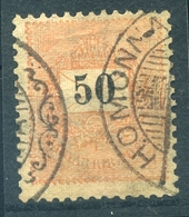 91227 HOMONNA 1899. 50kr , Ritka és Szép Bélyeg  /  HOMONNA 1899 50 Kr Rare And Nice Stamp - Used Stamps
