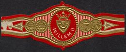 Denmark  / Willem II - Crown - CIGAR Label Vignette - Etiketten