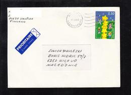 LETTER / FINLAND SLOVENIA / MACEDONIA ** - 2000