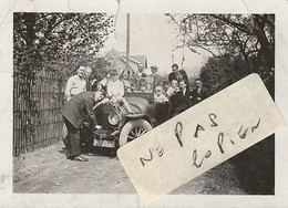 EAUBONNE - Belle Voiture Ancienne Immatriculée 1412-YA-3   ( Photo  9 Cm X 6,3 Cm ) En 1930 - Ermont-Eaubonne