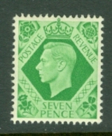 G.B.: 1937/47   KGVI    SG471    7d   Emerald-green    MNH - Ongebruikt