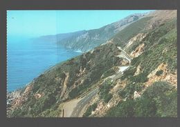 Big Sur - Looking North From Partington Ridge, Big Sur On Highway 1, South Of Carmel - Big Sur