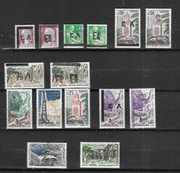 Algérie  1962  Cat  YT  N° 354 à  368,    N** MNH - Luftpost