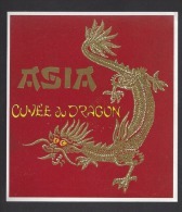 Etiquettes De Vin  -   Asia  -  Cuvée Du Dragon - Asiatici