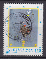 Vatican 1995 Mi. 1153     550 (L) Vereinte Nationen UNO Deluxe Cancel !! - Usados