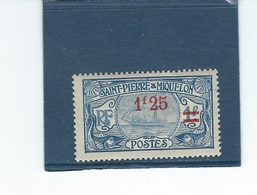France  St Pierre Et Miquelon   N° 124  **    Val : YT   3,50 € - Unused Stamps