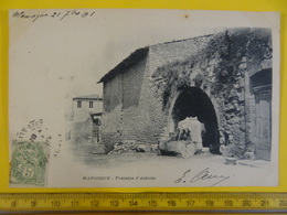 MANOSQUE - Fontaine D'Aubette 1901 Précurseur écrite Dos Non Divisé - Manosque