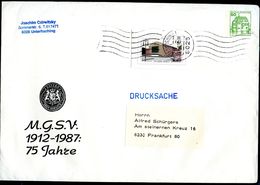 Bund PU113 C1/002 Privat-Umschlag MGSV Gebraucht Unterhaching 1988  NGK 8,00 € - Sobres Privados - Usados