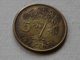 Seychelles 5 Cents 1997  PM Pobjoy   Km#47.2  Laiton     TTB - Seychellen