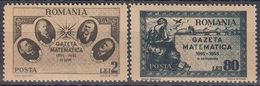 ROMANIA 900-901,unused,falc Hinged - Sonstige & Ohne Zuordnung