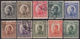 YUGOSLAVIA 176-185,used,falc Hinged - Other & Unclassified