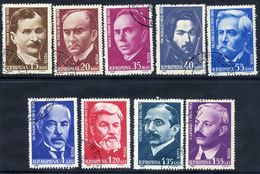 ROMANIA 1962 Scientists Used.  Michel 2069-77 - Used Stamps