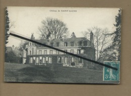 CPA Décollée , Abîmée - Château De Saint Saëns - Saint Saens